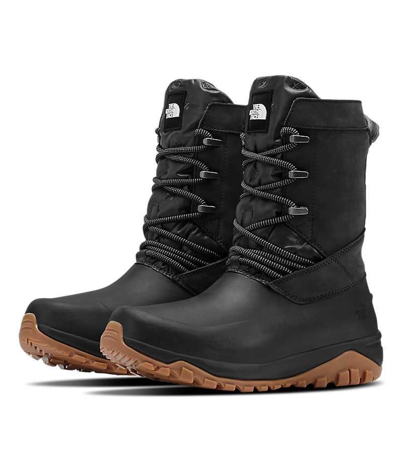 Women\'s The North Face Yukiona Mid Winter Boots Black | OTTAWA MZQDPF